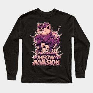 meow invasion Long Sleeve T-Shirt